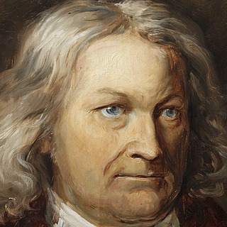 Bertel Thorvaldsen, age 70, painted by Raden Saleh and J.C. Dahl
