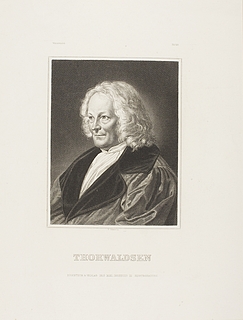 Portræt af Thorvaldsen