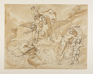 Perseus på Pegasus redder Andromeda