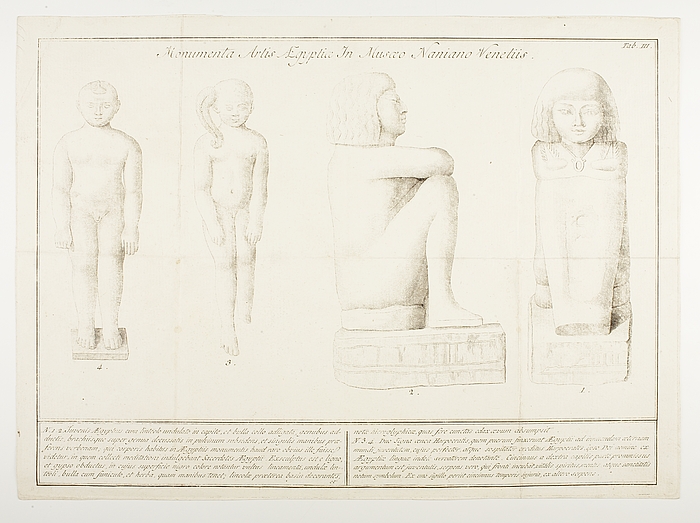 Monumenta Artis Ægyptiæ in Musæo Naniano Veneteiis Tab.III
