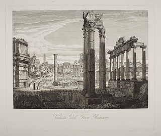 Veduta del Foro Romano ( Prospekt fra Forum Romanum )