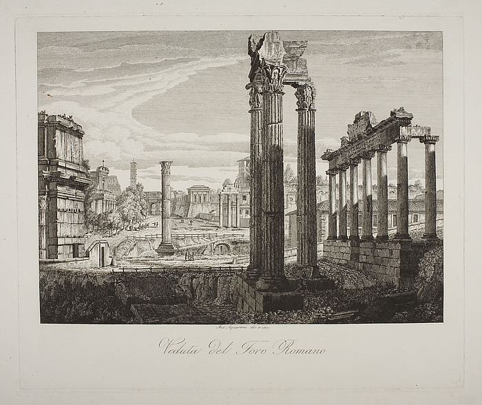 Veduta del Foro Romano ( Prospekt fra Forum Romanum )