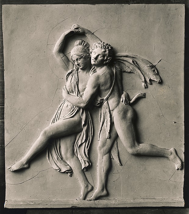 Satyr danser med bacchantinde