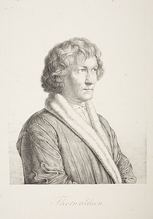 Portræt af Thorvaldsen