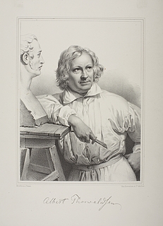 Portræt af Thorvaldsen
