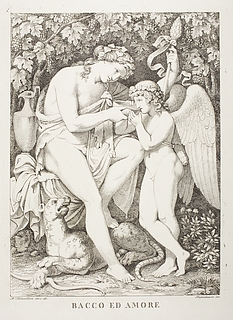 Bacchus giver Amor at drikke