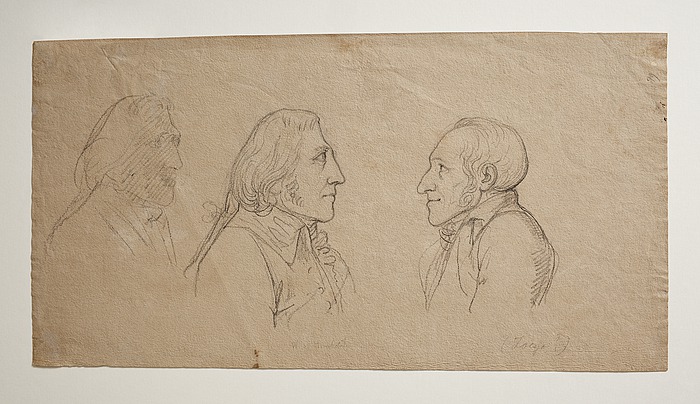 Wilhelm von Humboldt, Georg Zoëga og portræt af en ubekendt 