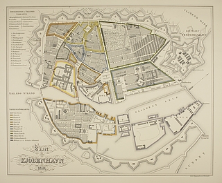 Kort over København 1839
