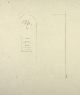 Gravmæle over August von Goethe, opstalter