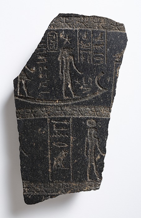 Vandur (klepsydra) med heroglyfindskrifter og gudefigurer. Ægyptisk, Ptolemæertiden