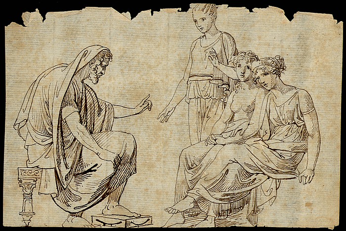 Scene med Jupiter (?), Venus og Juno
