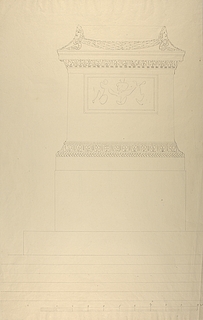 Sokkel til monument over Friedrich Schiller, opstalt