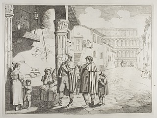 I piforari sulle vicinanze del Colosseo ( Fløjtespillerne ved Colosseum )