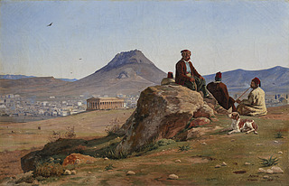 Udsigt over Athen fra sydvest