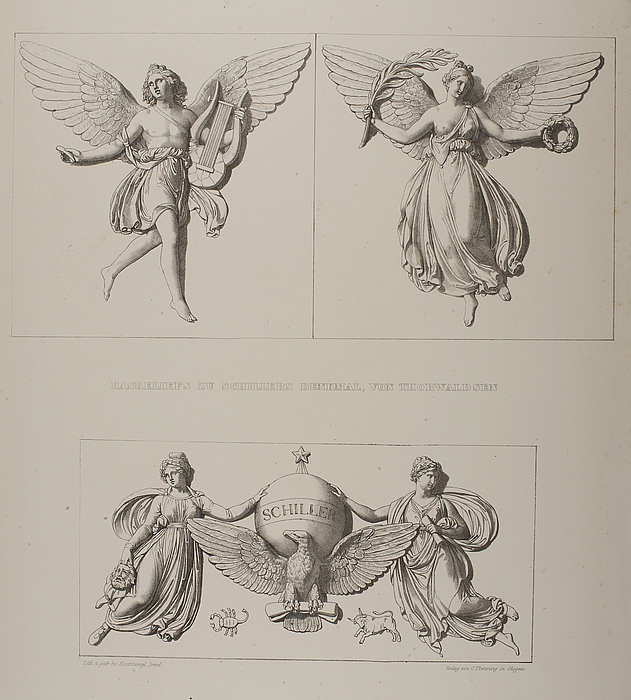 Poesiens genius. Sejrens gudinde. Friedrich Schillers apoteose