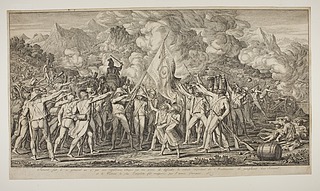 De franske soldater aflægger ed ved Montenesino (Monte Legino)