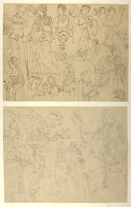 Kvinder i renaissance dragter. St Ephesius' omvendelse og mirakler
