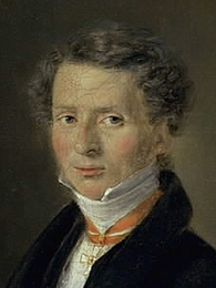 C.A. Jensen: Mathias Friis von Irgens-Bergh, 1824, udsnit