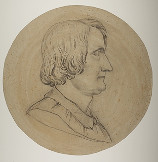 Portrætmedaljon af Thorvaldsen