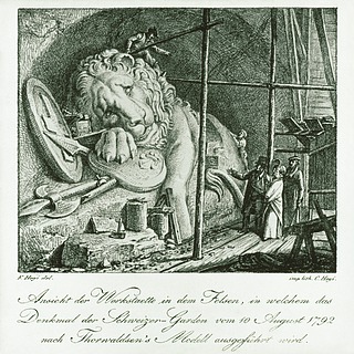 Franz Hegi: The Lucerne Lion