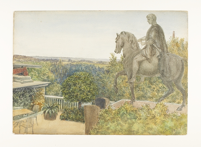 Józef Poniatowski statuen på godset Homel
