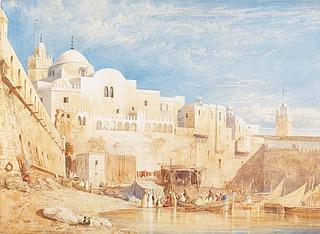 William Wyld, Harbor in Algiers, 1833