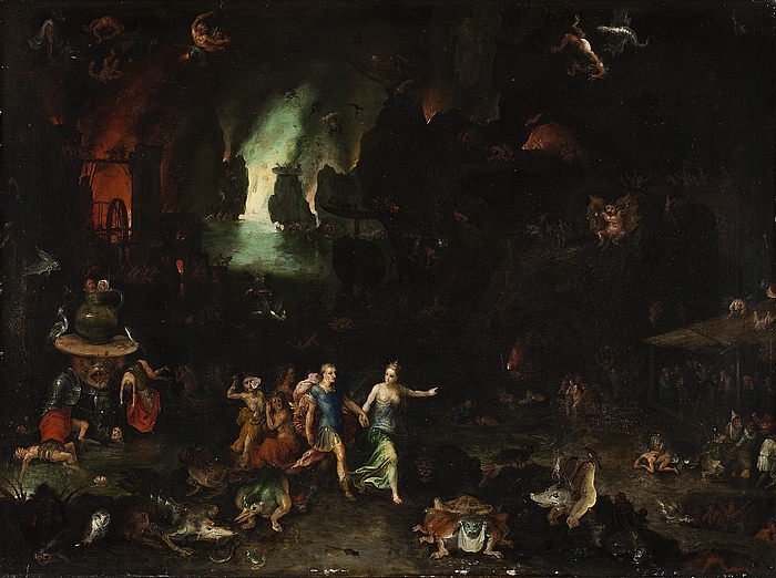 Aeneas og Sibyllen fra Cumae i underverden