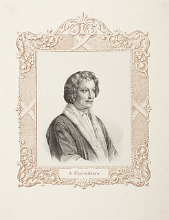 Portræt af Thorvaldsen