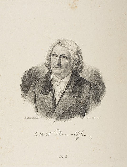 Portræt af Thorvaldsen
